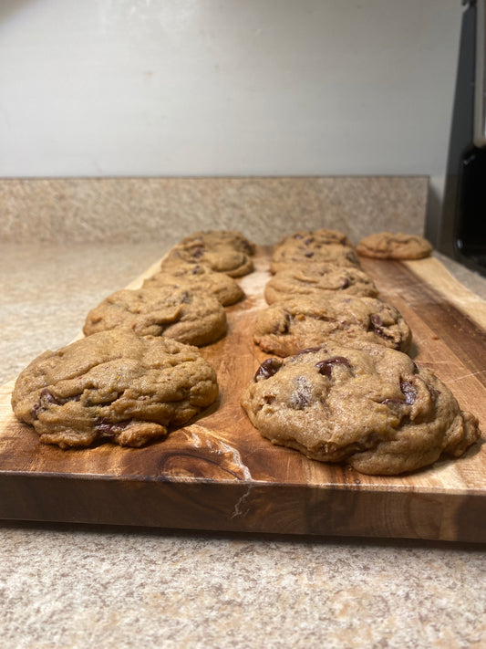 Sourdough Dark Chocolate Chunk Cookies